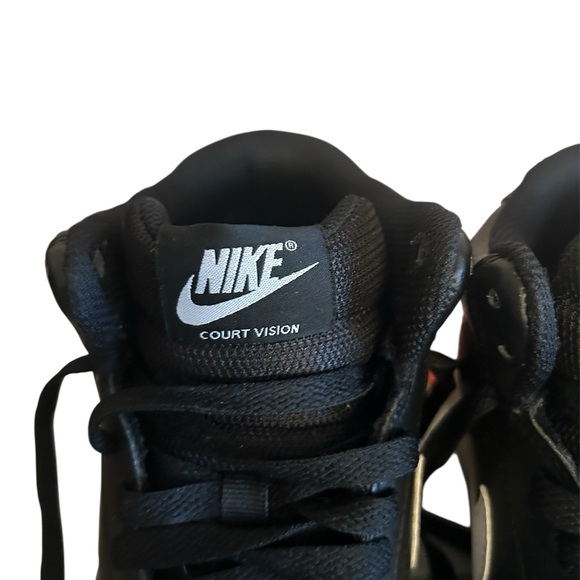 Nike Black and White High-Top Sneakers - Picture 6 of 7